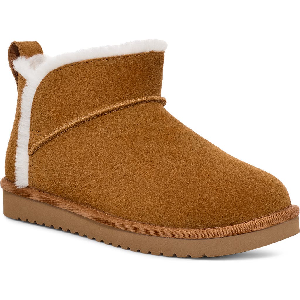 Koolaburra By Ugg ® Ultra Mini Faux Shearling Platform Boot In Chestnut