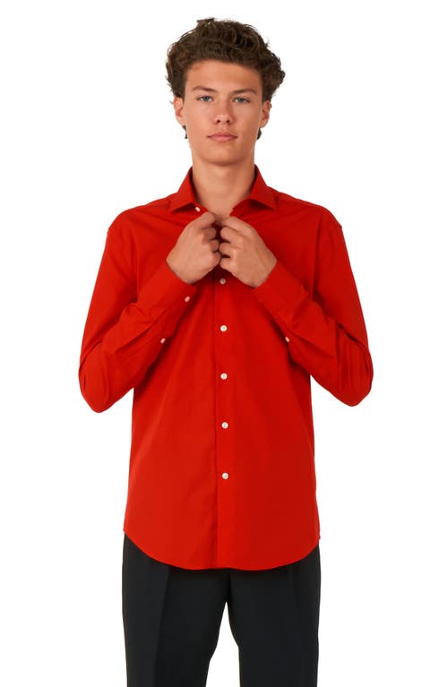 OppoSuits Kids' Red Devil Button-Up Shirt Dark at Nordstrom,