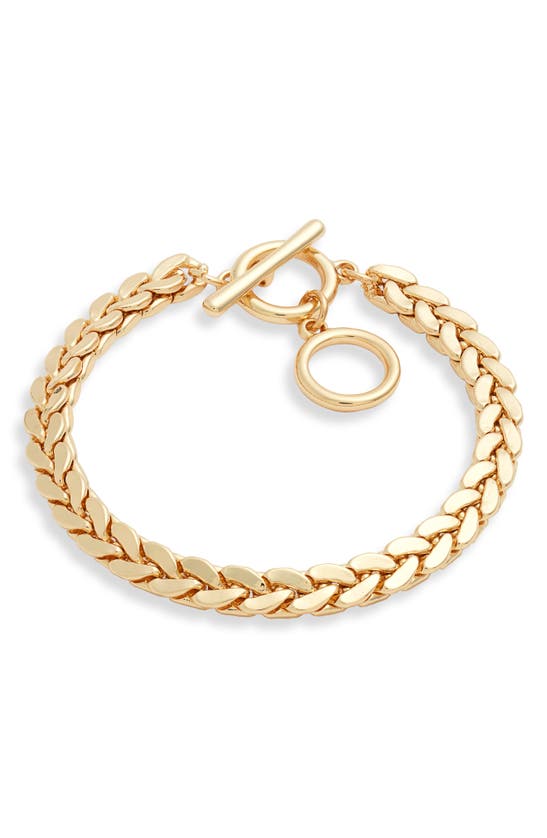 Shop Nordstrom Wheat Chain Bracelet In Gold