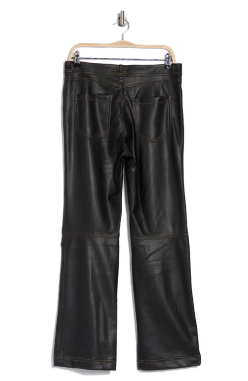 Industry Republic Clothing Faux Leather Pants In Black