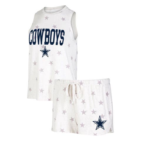 Concepts Sport Women's Navy Dallas Cowboys Gauge Allover Print Knit Thong, Fan Shop