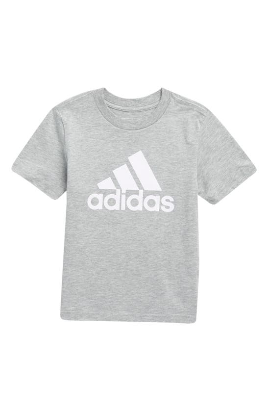 Shop Adidas Originals Adidas Kids' Core Logo Graphic T-shirt In Grey
