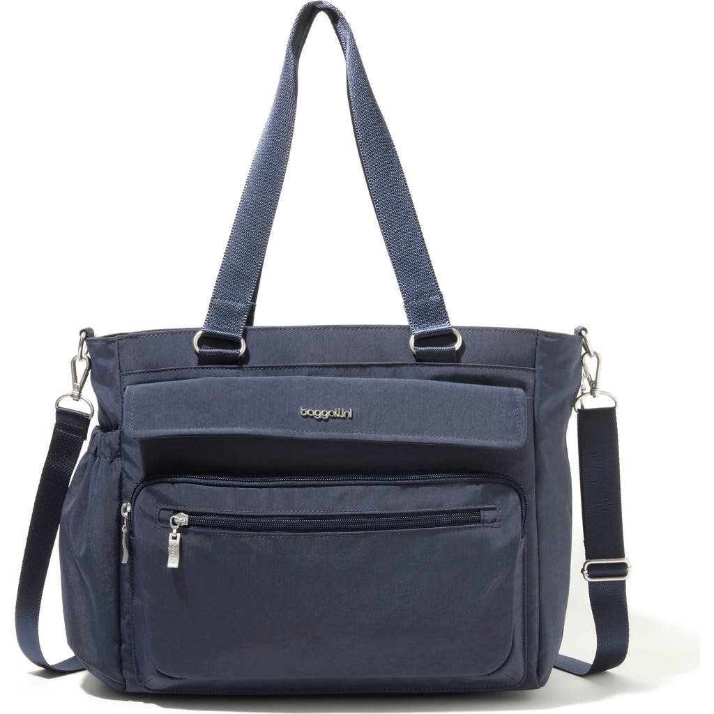 Baggallini Modern Laptop Tote In French Navy