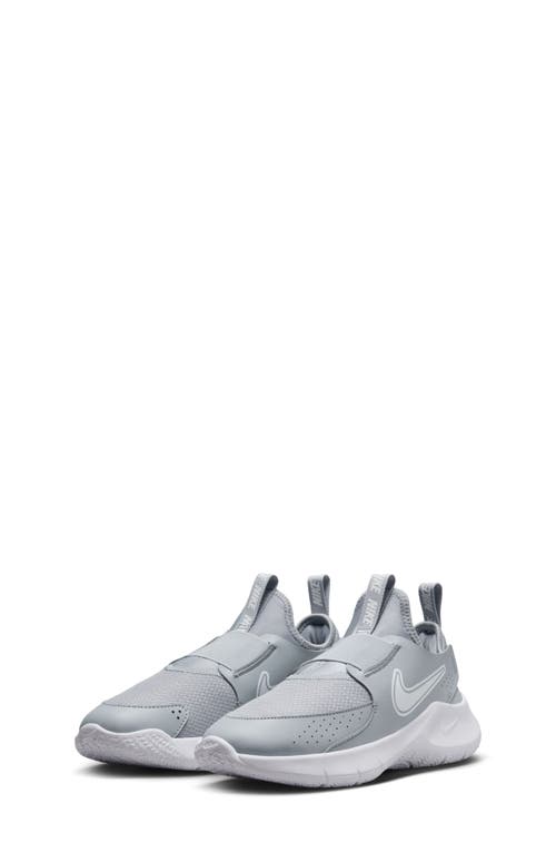 Nike Flex Runner 3 Slip-on Shoe In Wolf Grey/white