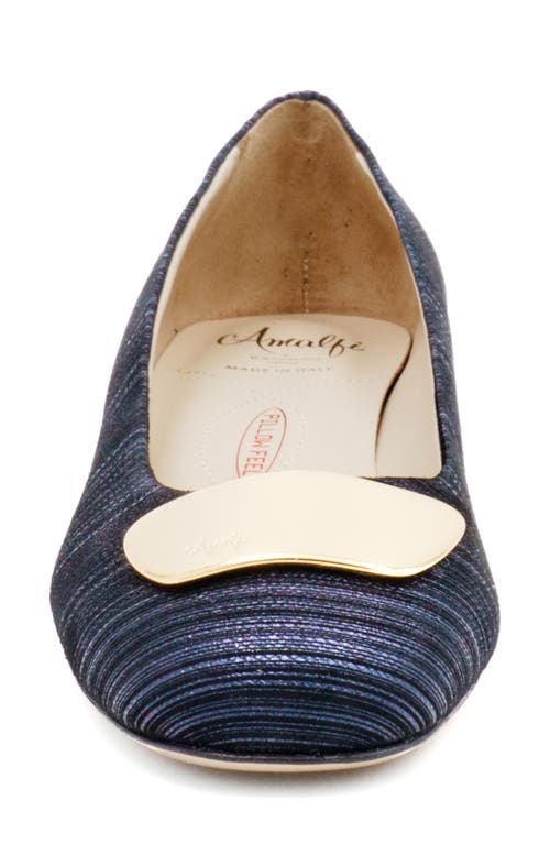 Shop Amalfi By Rangoni Mito Pump In Blue Jeans Gold