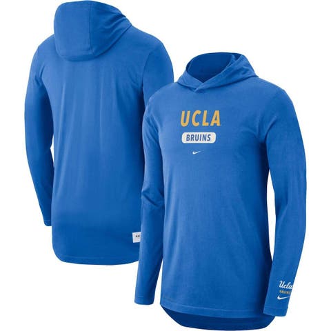 Men's Nike Royal Los Angeles Rams Performance Sideline Lockup Full-Zip Hoodie Size: Large