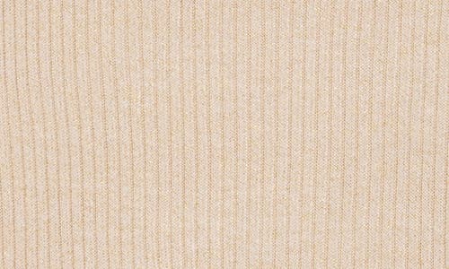 Gemma + Jane Ribbed A-line Sweater Skirt In Khaki Gold