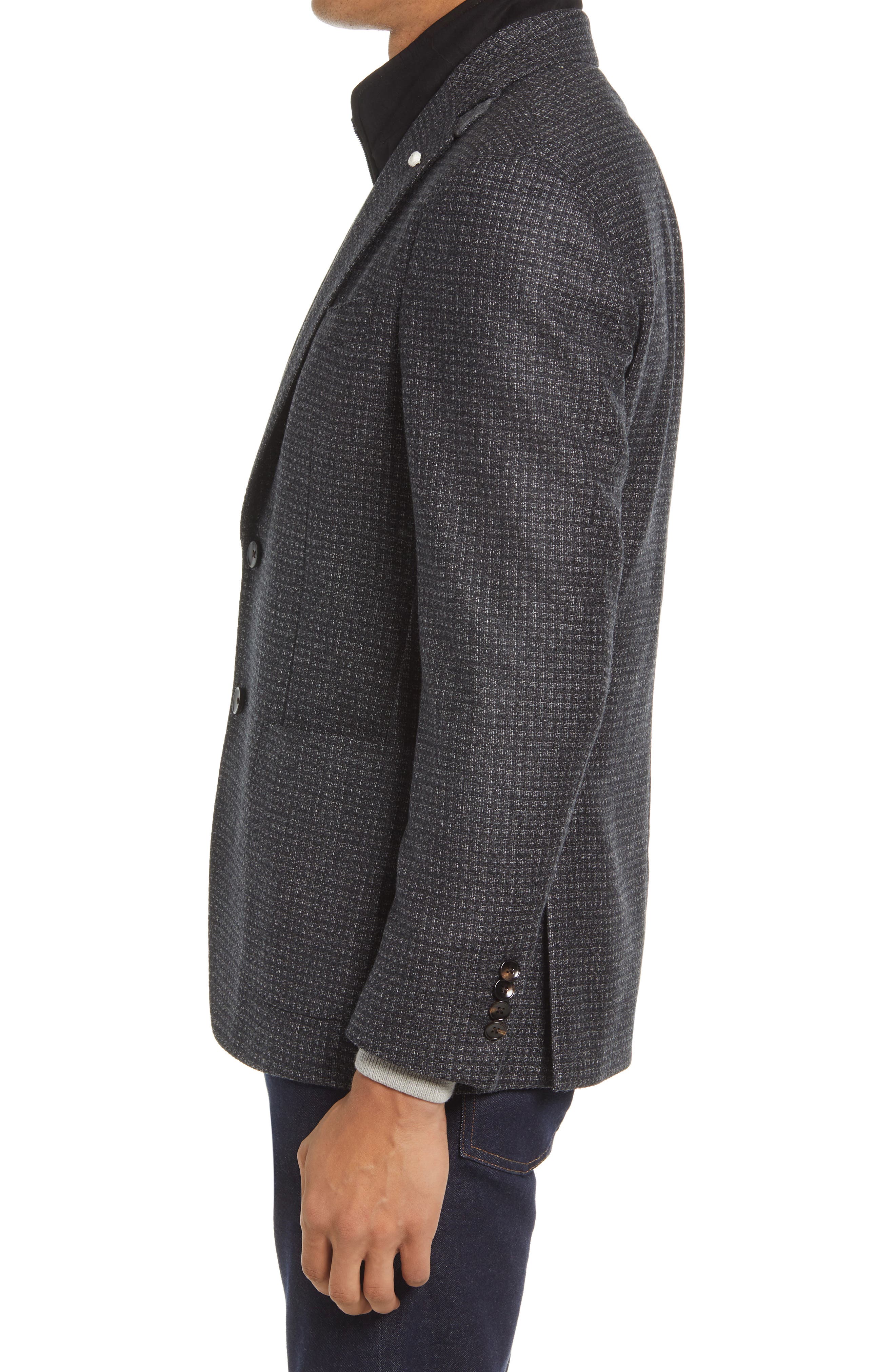 charcoal wool blazer