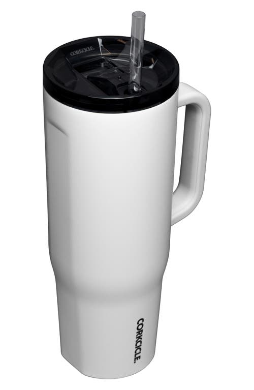 Corkcicle Cruiser 40-ounce Insulated Tumbler With Handle In River Rock