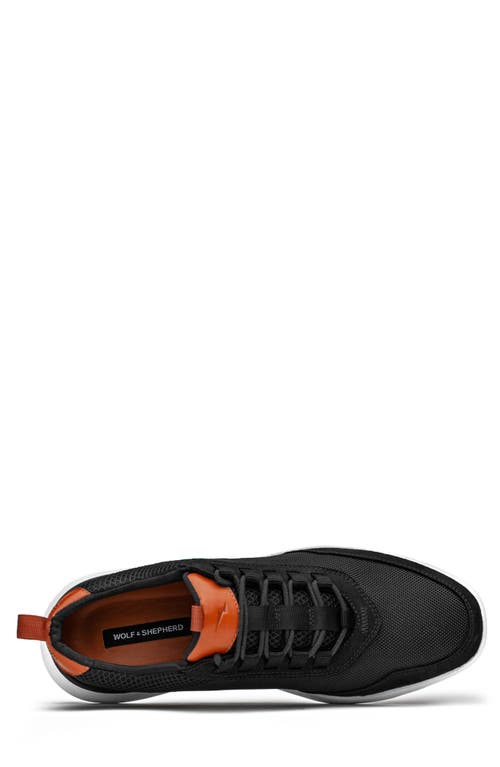 Wolf & Shepherd Men's Crossover Victory Trainer Sneakers In Black/black