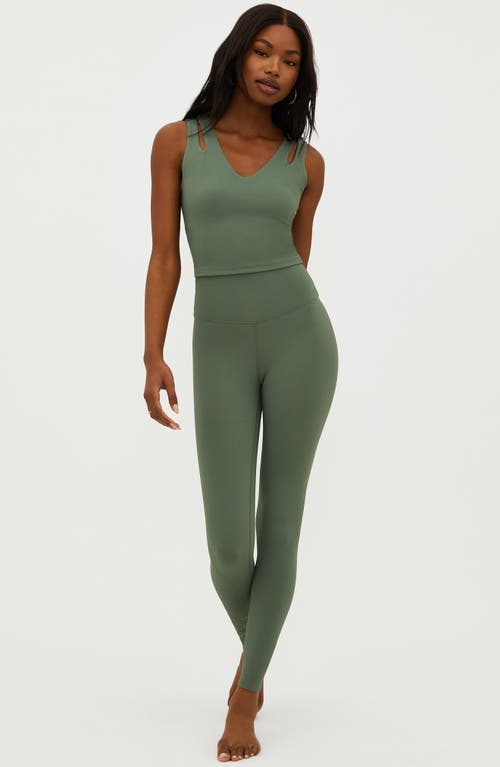 Shop Beach Riot Piper Textured Leggings In Queen Palm Waffle