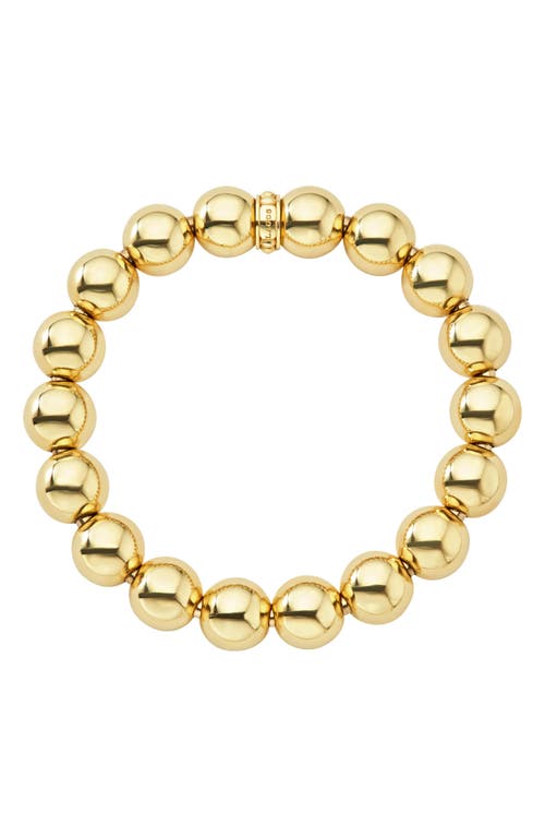 Lagos Caviar Gold Collection 18k Gold Beaded Bracelet, 12mm In Gold