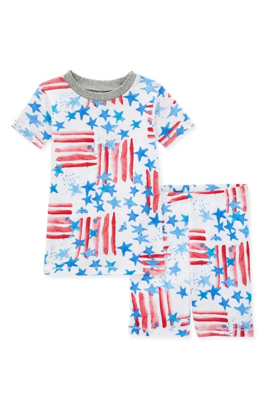 BURT'S BEES KIDS' STARS & STRIPES ORGANIC COTTON PAJAMAS