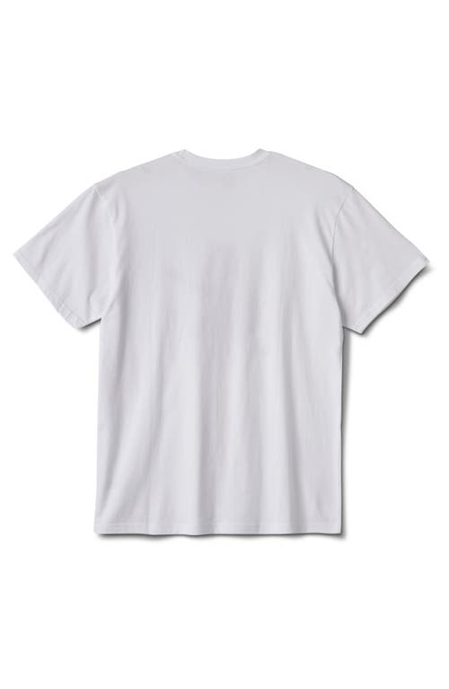 Shop Quiksilver Hot Motion Graphic T-shirt In White