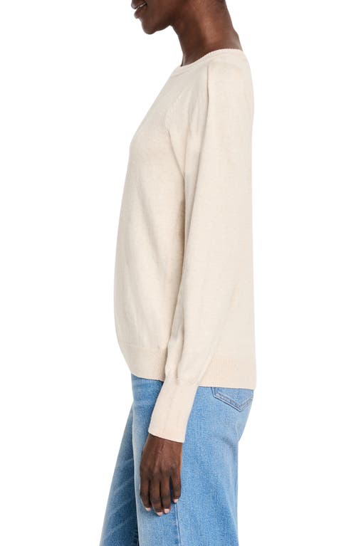 Shop Nic + Zoe Nic+zoe Pleat Shoulder Sweater In Rainy Day