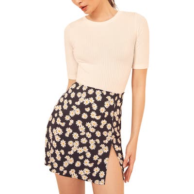 Reformation Janine Ribbed Top