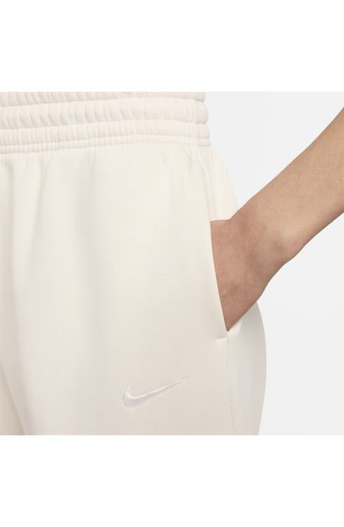 Nike Womens Phoenix Hr Os Pants In Light Orewood Brown/sail