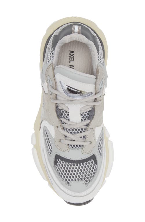 Axel Arigato Marathon Sphere Runner Sneakers In Light Grey/grey