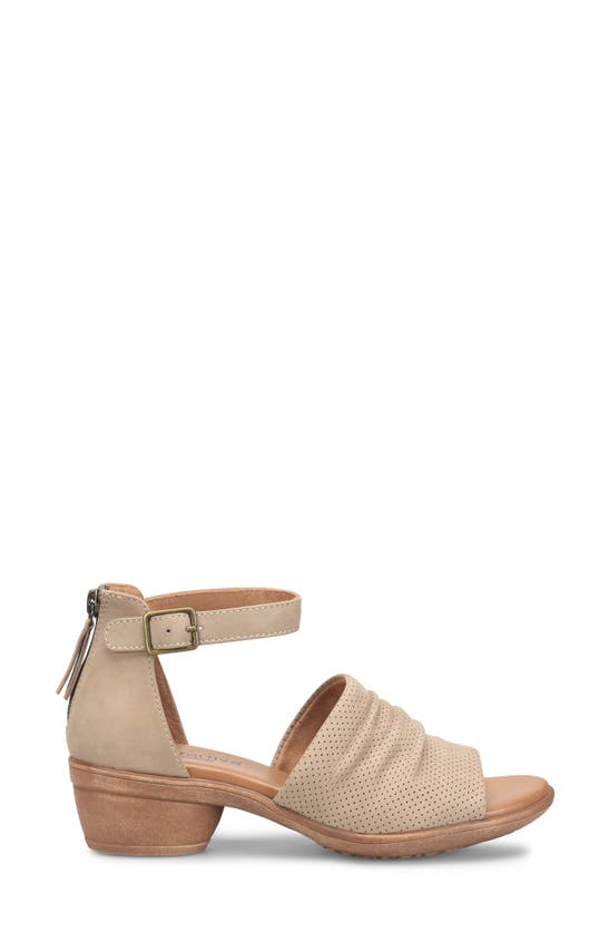 Comfortiva Newnan Ankle Strap Sandal In Light Grey