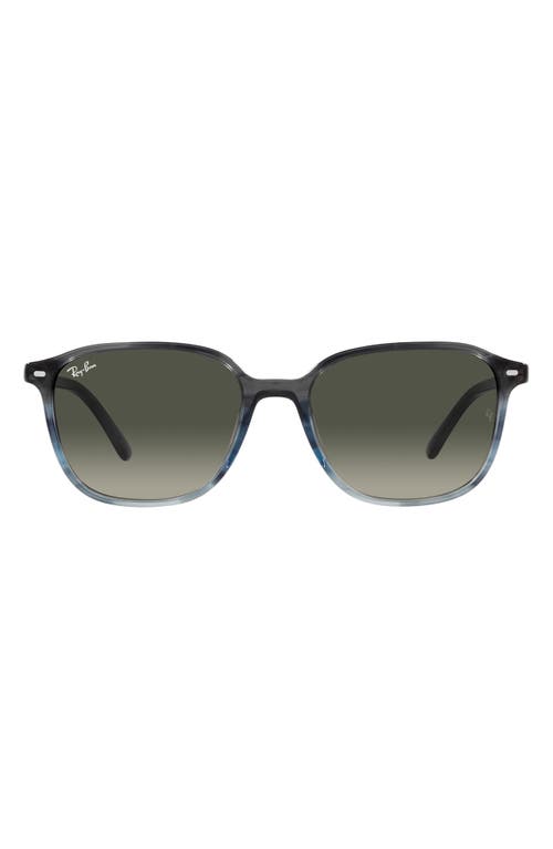 Shop Ray Ban Ray-ban 55mm Square Sunglasses In Grad Grey