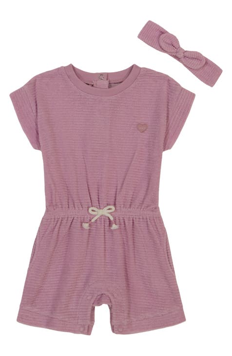 Rib Romper & Headband Set (Baby)