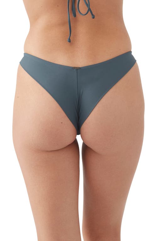 O'neill Hermosa Saltwater Solids Bikini Bottoms In Slate