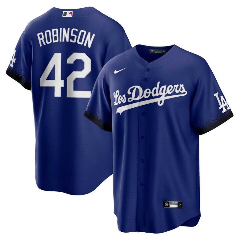 Nike Jackie Robinson Royal Los Angeles Dodgers City Connect Replica ...