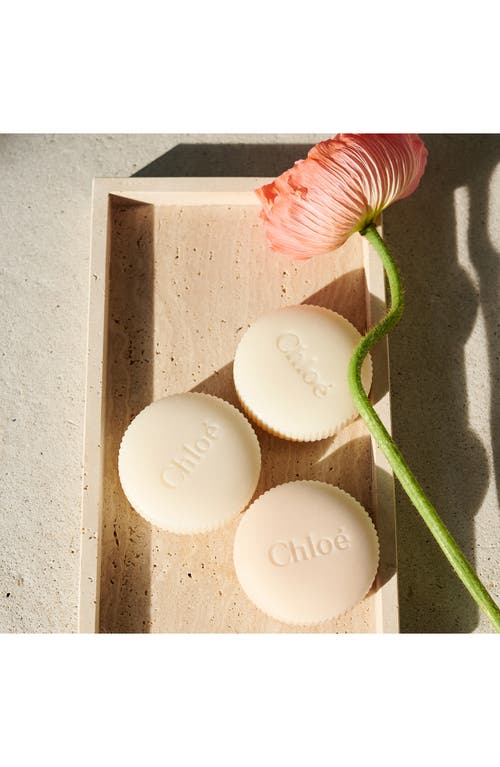 Chloé Atelier Des Fleurs Perfumed 3-piece Bar Soap Gift Set In No Color