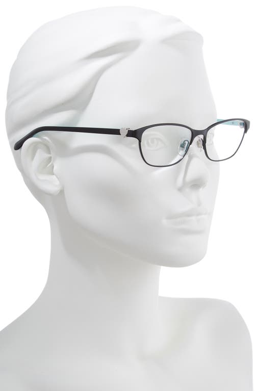 Shop Tiffany & Co . 51mm Optical Glasses In Black/blue