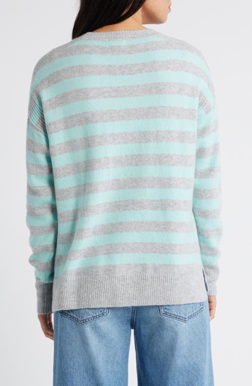CASLONR CASLON(R) STRIPE CREWNECK SWEATER