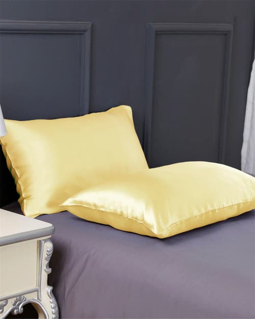 Shop Lilysilk 100% Silk Terse Envelope Pillowcase In Undyed Natural Golden