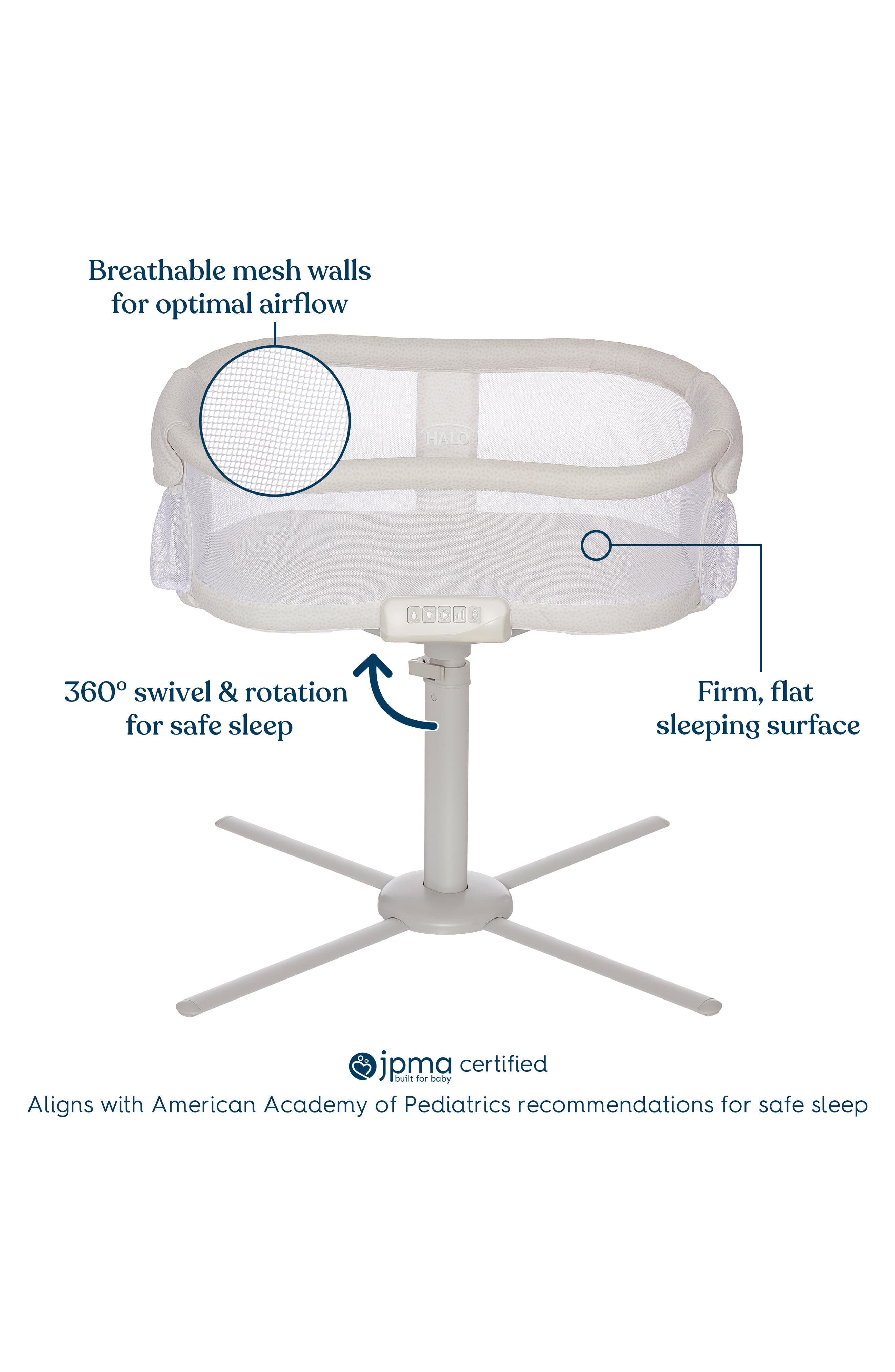 Halo Bassinest Premiere Series Bedside Swivel Sleeper Nordstrom