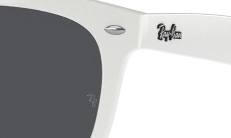 Ray Ban Square 57mm Sunglasses In White
