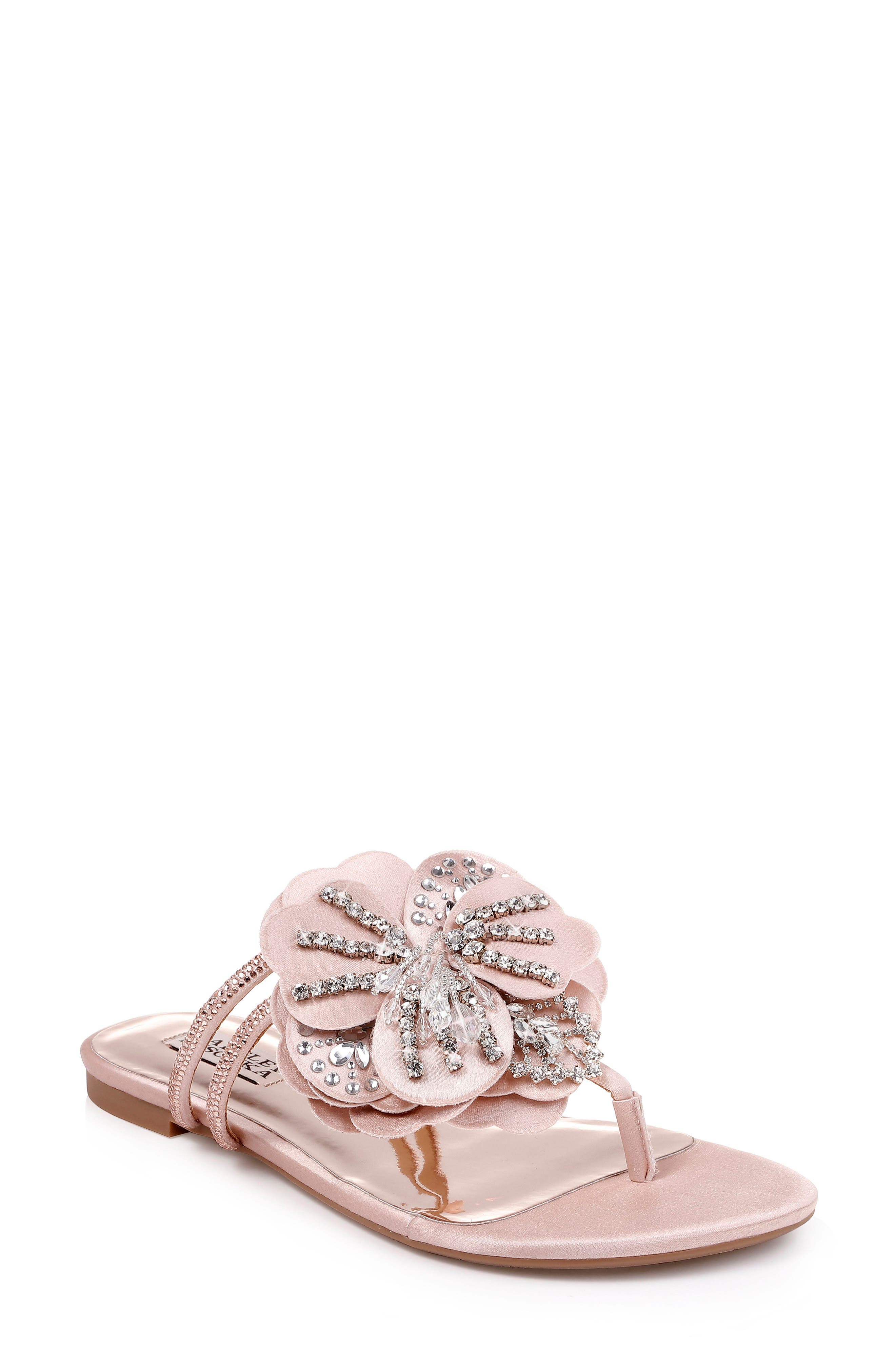 badgley mischka flip flops