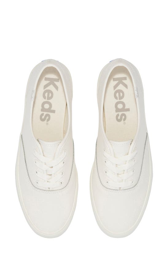 Shop Keds Champion 3 Sneaker In White Leather