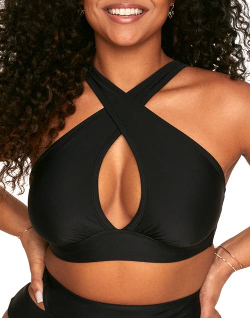 Shop Adore Me Demi Swimwear Bra In Black