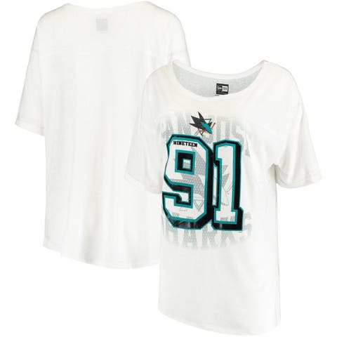 New Era Women's Philadelphia Eagles Space Dye Glitter Green T-Shirt