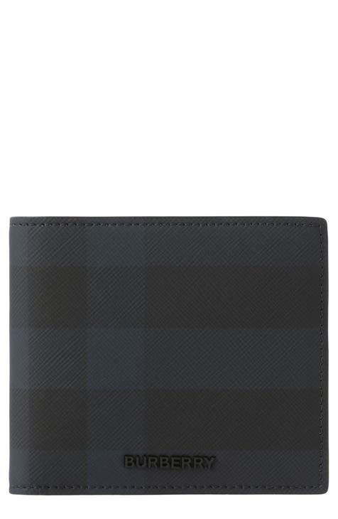Check Coated Canvas Bifold Wallet