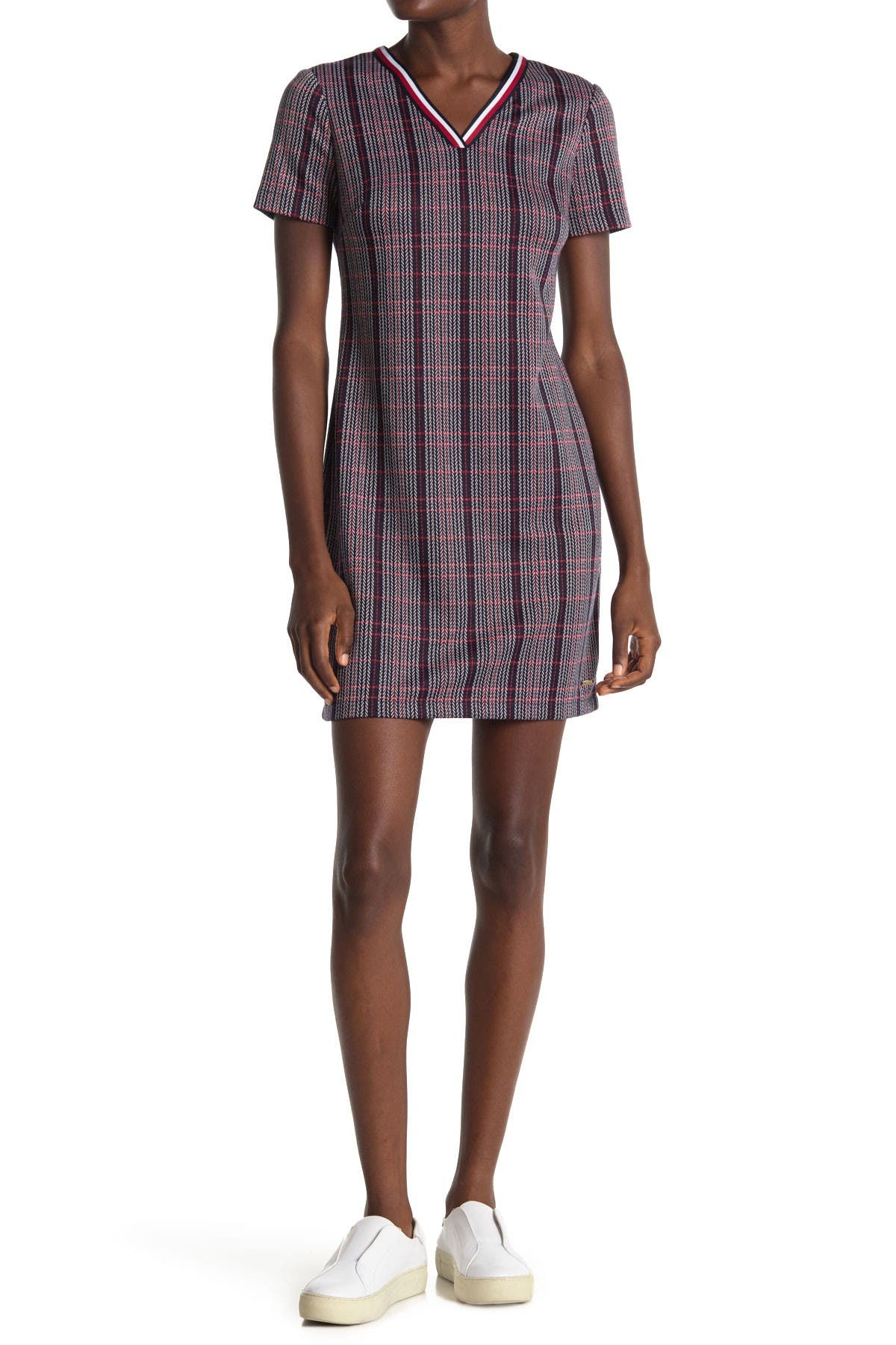 tartan sheath dress