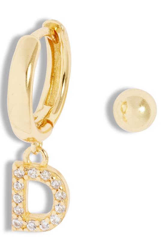 Argento Vivo Mismatched Hoop & Stud Earrings In Gold - D