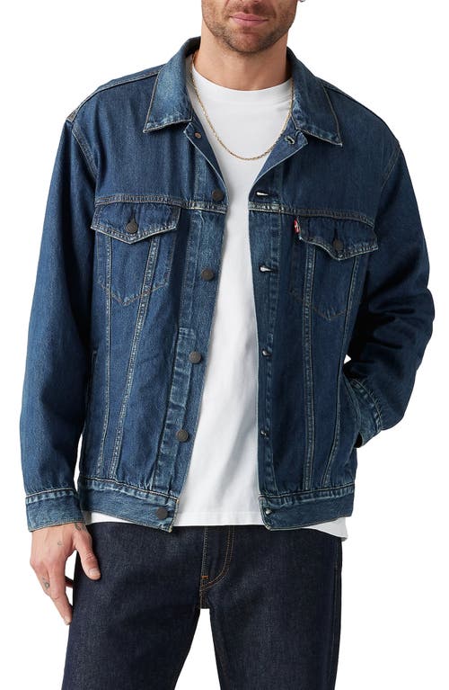 Shop Levi's Relaxed Fit Denim Trucker Jacket In That Feels Light