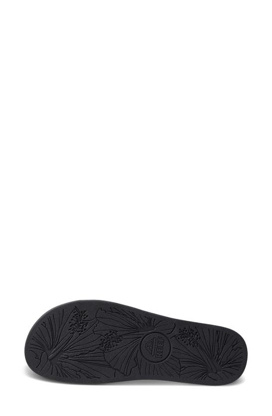 Reef Cushioned Vera Cruz Slide Sandal In Black Night