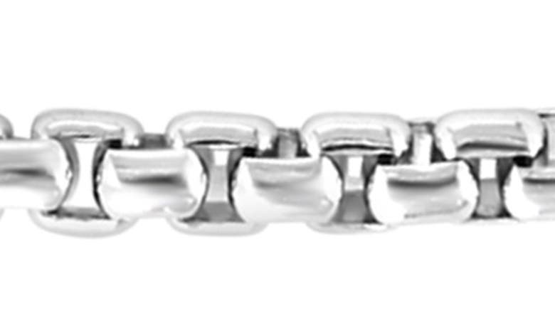 Effy Sterling Silver Diamond Chain Link Necklace In Silver
