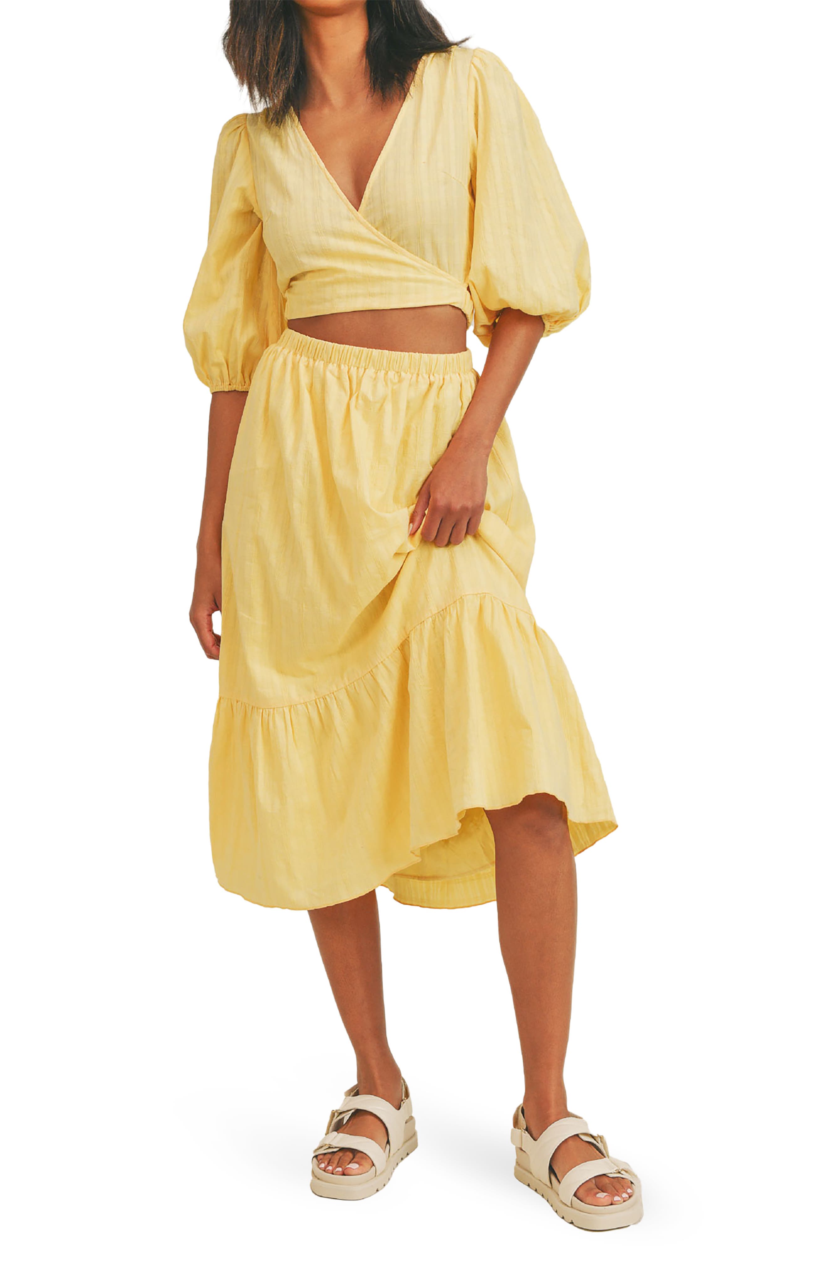 yellow dress for teenager