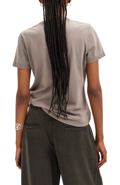 Desigual Core Graphic T-shirt In Black/grey