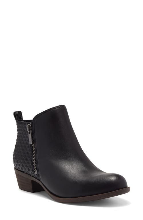 Shop Lucky Brand Basel Bootie In Black/black