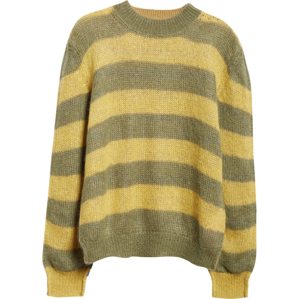 Marni Stripe-print Knit Jumper In Neutrals