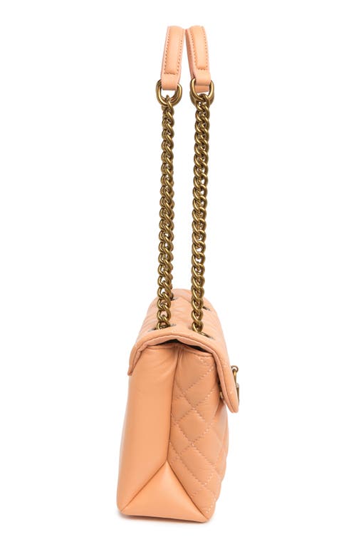Shop Kurt Geiger London Brixton Lock Shoulder Bag In Light/pastel Orange
