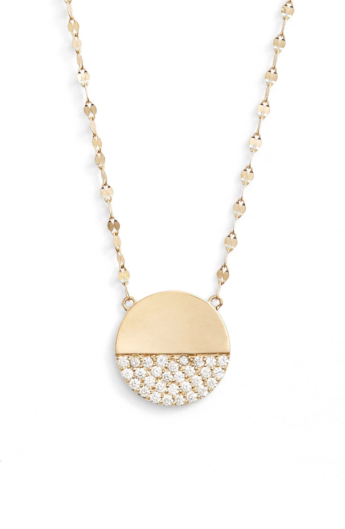 Lana Jewelry 'Elite Electric Flawless' Diamond Disc Pendant Necklace