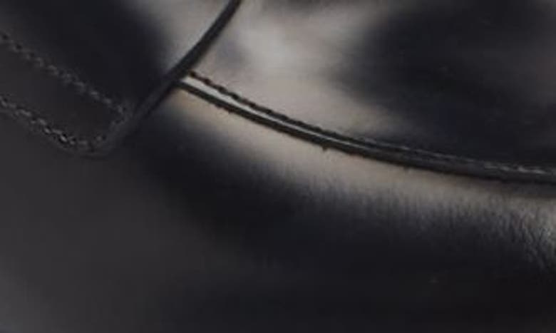 Stuart Weitzman Camillo Square Toe Suede Penny Loafer In Black